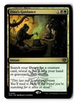 Dina's Guidance 184 Rare Secrets of Strixhaven Magic: The Gathering Near Mint - Image 1