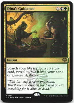 Dina's Guidance 184 Rare Secrets of Strixhaven Magic: The Gathering Near Mint - Image 1