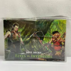 MTG Ultra Pro Elves vs Inventors Duel Deck Box w2 Standard Deck Box Ezuri Welder - Image 1