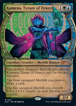 MTG Kumena, Tyrant of Orazca (1412) - Rainbow Foil, NM-Mint, English Secret Lair - Image 1