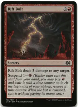 MTG Rift Bolt FOIL C Double Masters 2022 122 LP - Image 1