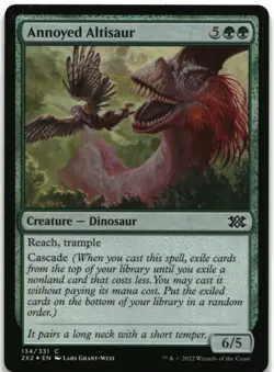 MTG Annoyed Altisaur FOIL C Double Masters 2022 134 LP - Image 1