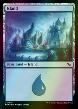 MTG Island (279) Foil ** Murders at Karlov Manor ** English (NM) - Image 1