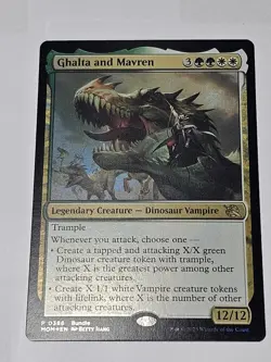 Ghalta and Mavren | NM | Foil | MOM | P 0386 | MTG - Image 1