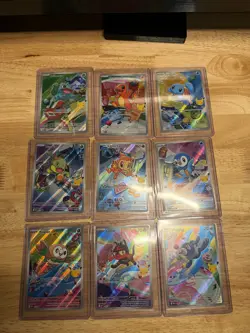 Pokemon 2026 First Partner Illustration Collection Series 1 Promo Set (9 Cards) - Image 2