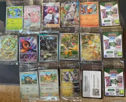 Huge Pokemon Sealed Promo Cards Bundle!! All 17 Sealed Promos Pictured - Image 1