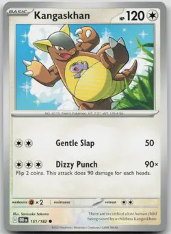 Kangaskhan 151/182 Common Destined Rivals Pokemon Near Mint - Image 1