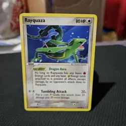 Rayquaza Pokemon TCG EX Deoxys Rare Card #22/107 - Image 1