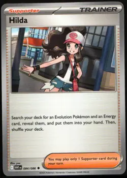 2025 Scarlet & Violet Series - White Flare Hilda Uncommon #84 - Image 1