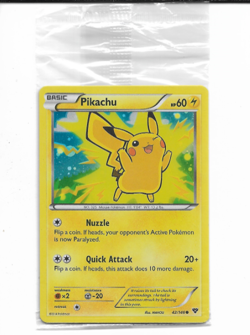 Pokemon Pikachu Sealed Movie Promo Pack XY #42/146 NM - Image 1