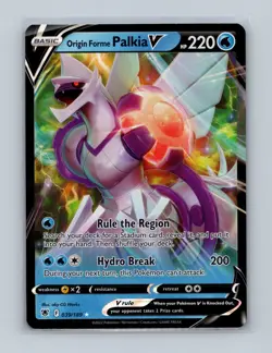 Origin Forme Palkia V - 039/189 - Pokemon Astral Radiance Ultra Rare Card NM - Image 1