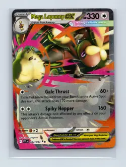 Mega Lopunny ex 084/094 Double Rare Phantasmal Flames Pokemon Near Mint - Image 1