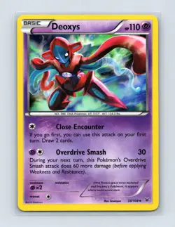 Deoxys 33/108 Holo Rare Roaring Skies Pokemon Holo Lightly Played - Image 1