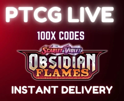100 Obsidian Flames Codes online Pokemon TCG Live Pack Instant delivery - Image 1