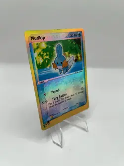 Pokemon TCG Mudkip 60/109 EX Team Rocket Returns English Reverse Holo 2004 - LP - Image 3