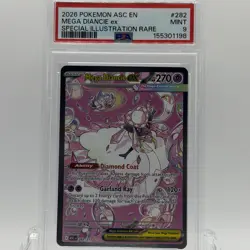 Pokemon TCG Ascended Heros Mega Diancie ex #282 SIR PSA 9 MINT - Image 1
