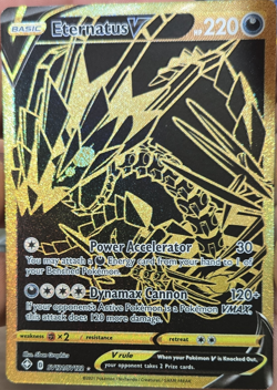 The Pokemon Company Eternatus V SV121/SV122 Gold Secret Rare Holo Shining Fates… - Image 1
