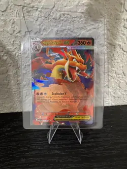 Mega Charizard Y ex 022/217 Rare Pokemon Ascended Heroes - Image 1