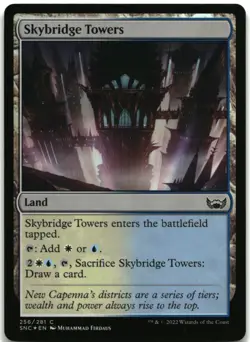 MTG Skybridge Towers FOIL C Streets of New Capenna 256 LP - Image 1