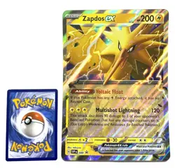 Pokemon 151 - Zapdos ex (SVP 049) Black Star Promo - JUMBO Card - NM - Image 1