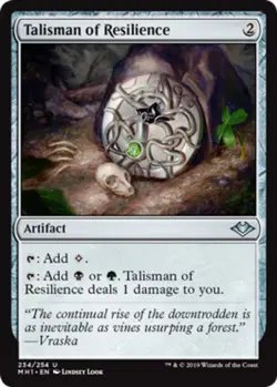 MTG magic cards 1x Talisman of Resilience Modern Horizons NM-Mint, English - Image 1