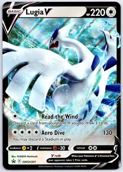 JUMBO Lugia V SWSH301 Holo Promo Sword & Shield Promo Pokemon Near Mint - Image 1