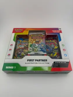 Pokemon TCG: First Partner Illustration Collection Series 1 Factory Sealed Box - Image 3