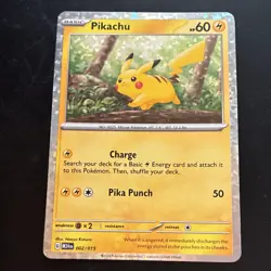 Pokemon Company Pikachu 002/015 M24EN Reverse Holo Basic 60 HP EN 2024 - Image 1