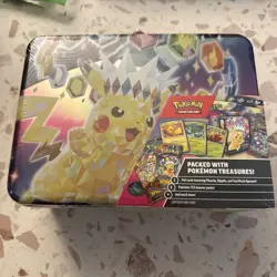 Pokemon TCG: Fall 2024 Collector Chest (Surging Sparks Theme) Pikachu Lunch Box - Image 1