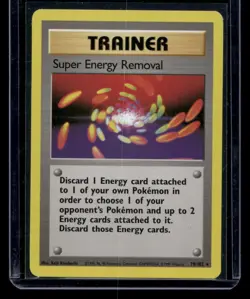 Pokemon TCG Super Energy Removal 79/102 Base Set Rare Near Mint 1999 WoTC - Image 1