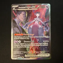 Pokemon Team Rocket's Mewtwo ex 231/182 Destined Rivals 280 HP Holo Full Art - Image 2