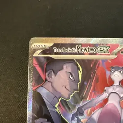 Pokemon Team Rocket's Mewtwo ex 231/182 Destined Rivals 280 HP Holo Full Art - Image 3
