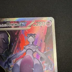 Pokemon Team Rocket's Mewtwo ex 231/182 Destined Rivals 280 HP Holo Full Art - Image 4