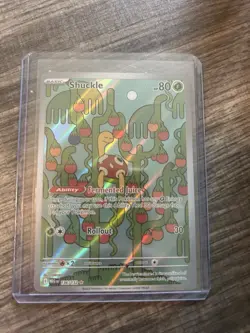 Pokemon Shuckle Illustration Rare Holo Me01: Mega Evolution 136/132 Basic 80 HP - Image 2