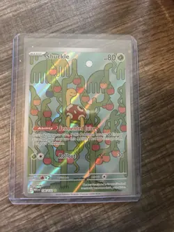 Pokemon Shuckle Illustration Rare Holo Me01: Mega Evolution 136/132 Basic 80 HP - Image 4