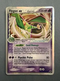 Pokemon TCG Flygon ex Delta Species 92/101 Dragon Frontiers Holo - Image 1
