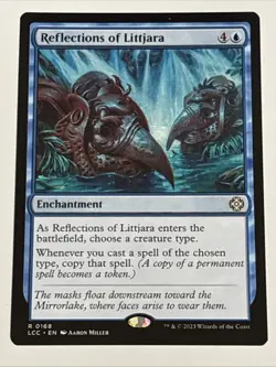 MTG Commander: The Lost Caverns of Ixalan Reflections of Littjara 0168 NM Rare - Image 1