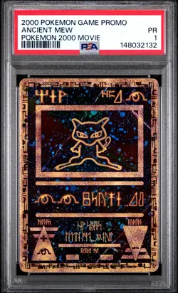 2000 POKEMON GAME MOVIE POKEMON 2000 MOVIE ANCIENT MEW PSA 1 - Image 1