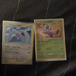 Pokemon TCG Shining Lugia and shining celebi Black Star Promo SM82 - Image 1
