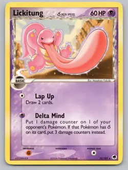 Lickitung 19/101 Rare Dragon Frontiers Pokemon Lightly Played - Image 1