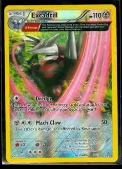 Pokemon EXCADRILL 97/160 - XY Primal Clash - RARE Rev Holo - NEAR MINT/MINT - Image 1
