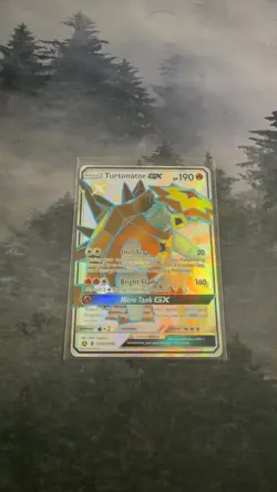 2019 Pokemon Unbroken Bonds Turtonator GX SV52/SV94 Secret Rare Holo - Image 1