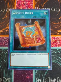 Yu-Gi-Oh! Ancient Rules LCKC-EN039 Secret Rare Unlimited Near Mint - Image 1