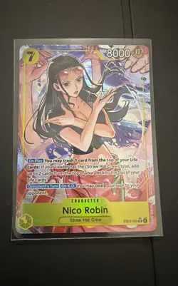 Nico Robin (Alt Art) EB03-055 Extra Booster: One Piece Heroines Edition Foil - Image 1