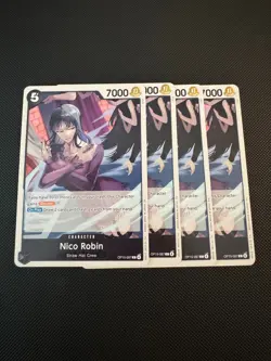 Nico Robin - OP15-087 x4 Playset | Adventure on Kami's Island One Piece TCG EN - Image 1