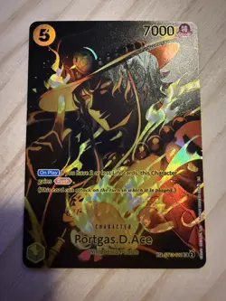 One Piece CCG - Portgas.D.Ace (SP) ST13-011 Legacy of the Master Special SR OP12 - Image 1