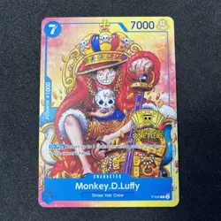 Monkey.D.Luffy (2nd Anniversary Stamped Promo) P-043 One Piece English - Image 2