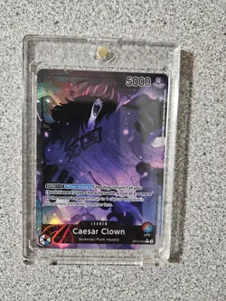 One Piece TCG English OP10-002 Caesar Clown Leader Alt Art Parallel - Image 3