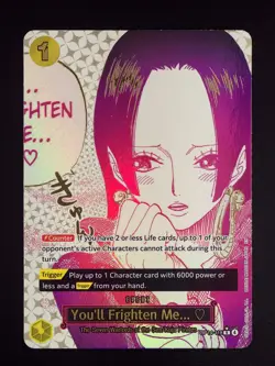 One Piece Youll Frighten Me... Op14 English Near Mint Condition - Image 1