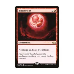 WOTC MtG Double Masters Blood Moon (R) (Foil) NM - Image 1